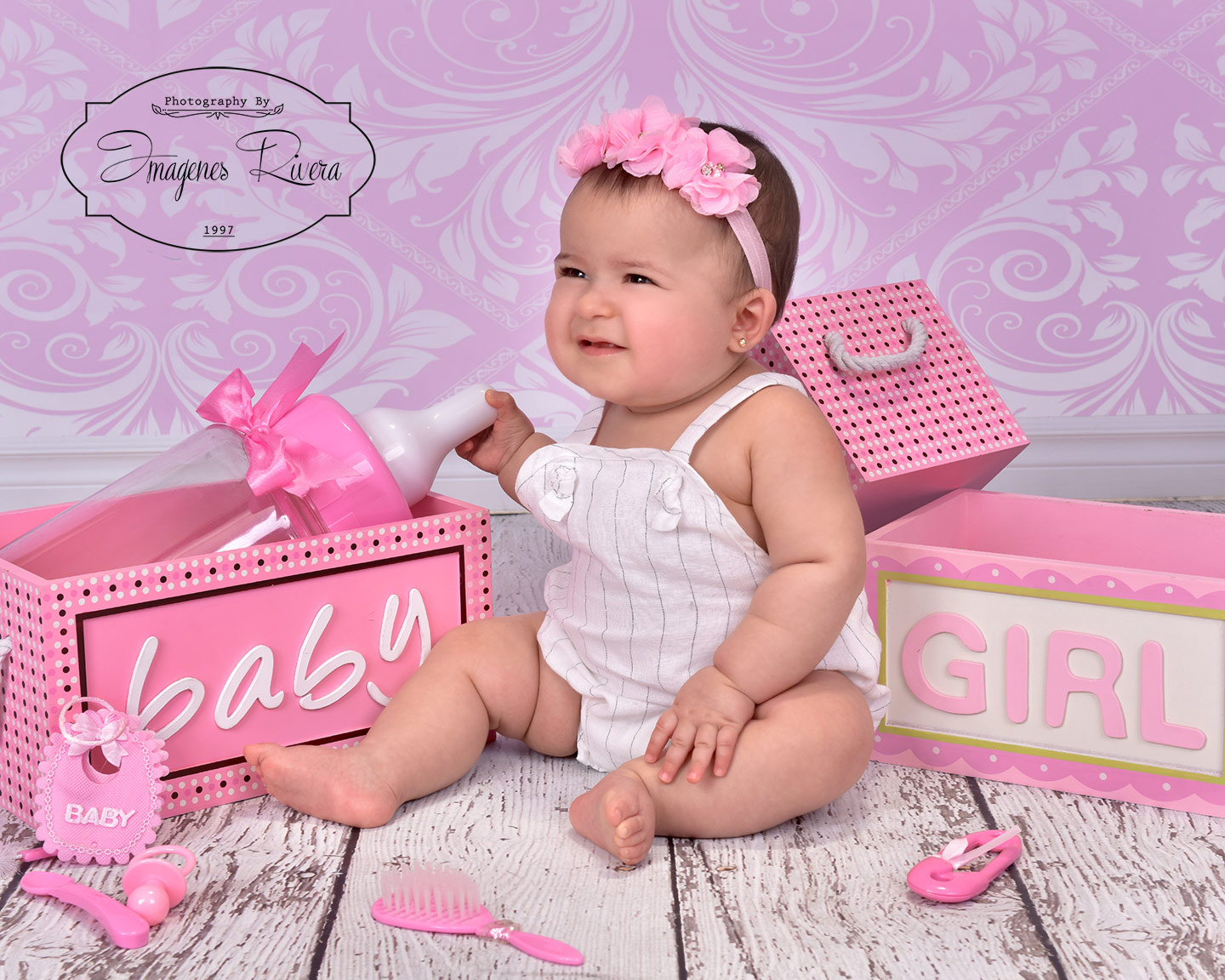♥ Nathaly´s 6 months | Children photography Miami Imagenes Rivera ♥