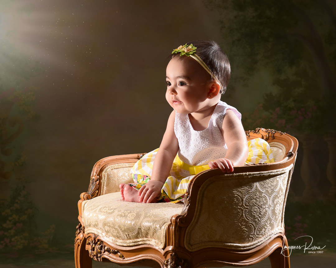 ♥ Baby girl milestone photo session | Imagenes Rivera ♥
