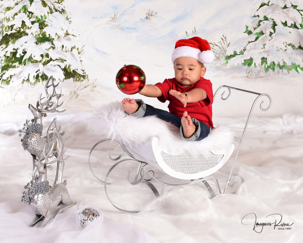 ♥ Christmas photo shoot | Baby photographer Imagenes Rivera ♥