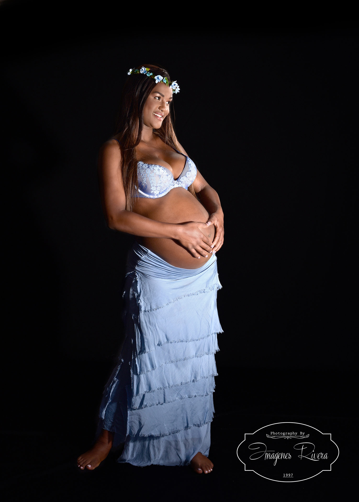 ♥ Maternity session in a Miami studio|Imagenes Rivera ♥