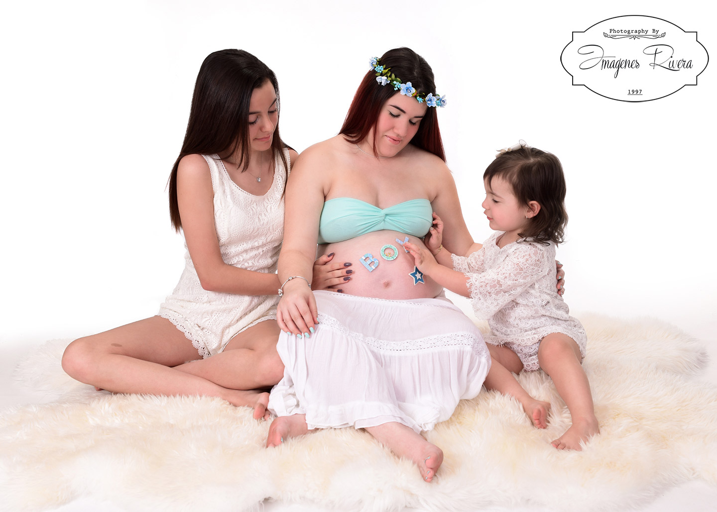 ♥ Maternity and family pictures in a Miami studio | Imagenes Rivera Maternity photographer ♥