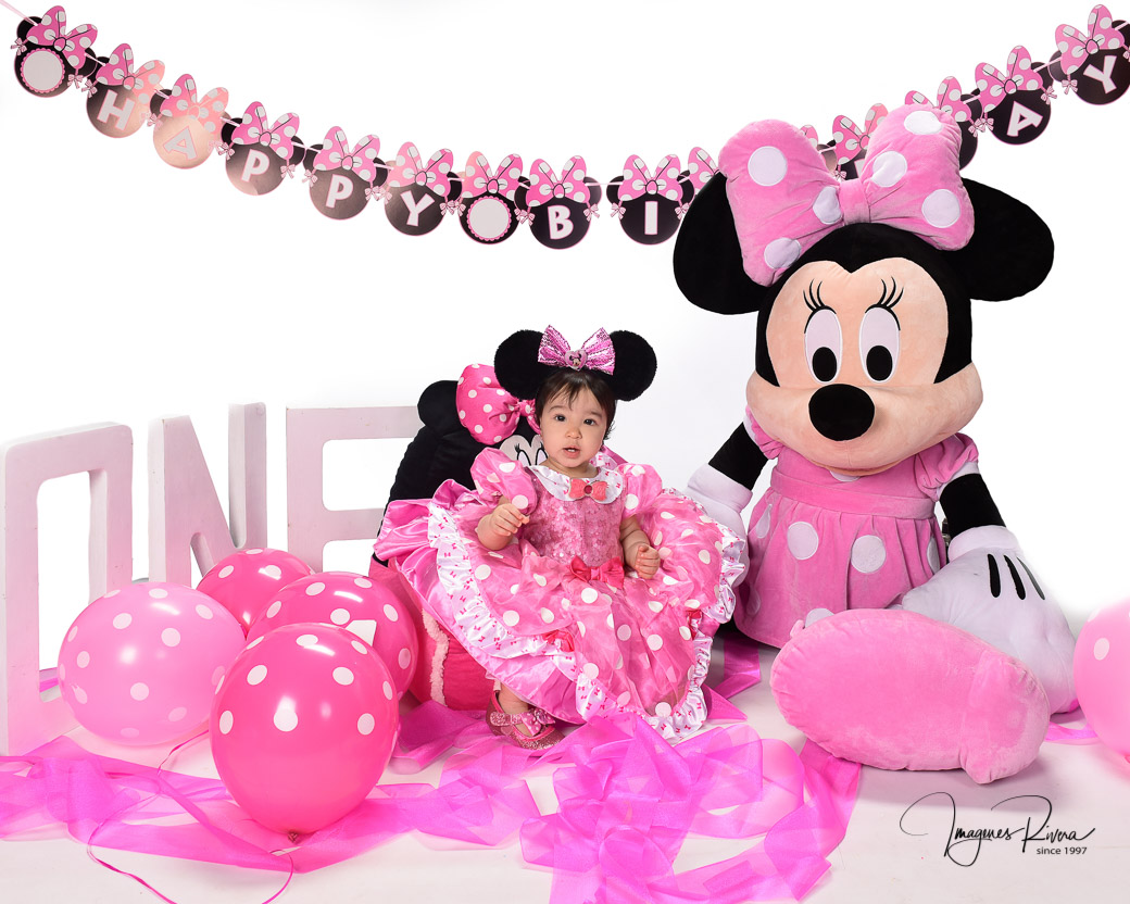 ♥ Smash Cake Minnie Mouse  | Toddler photographer Imagenes Rivera Miami ♥