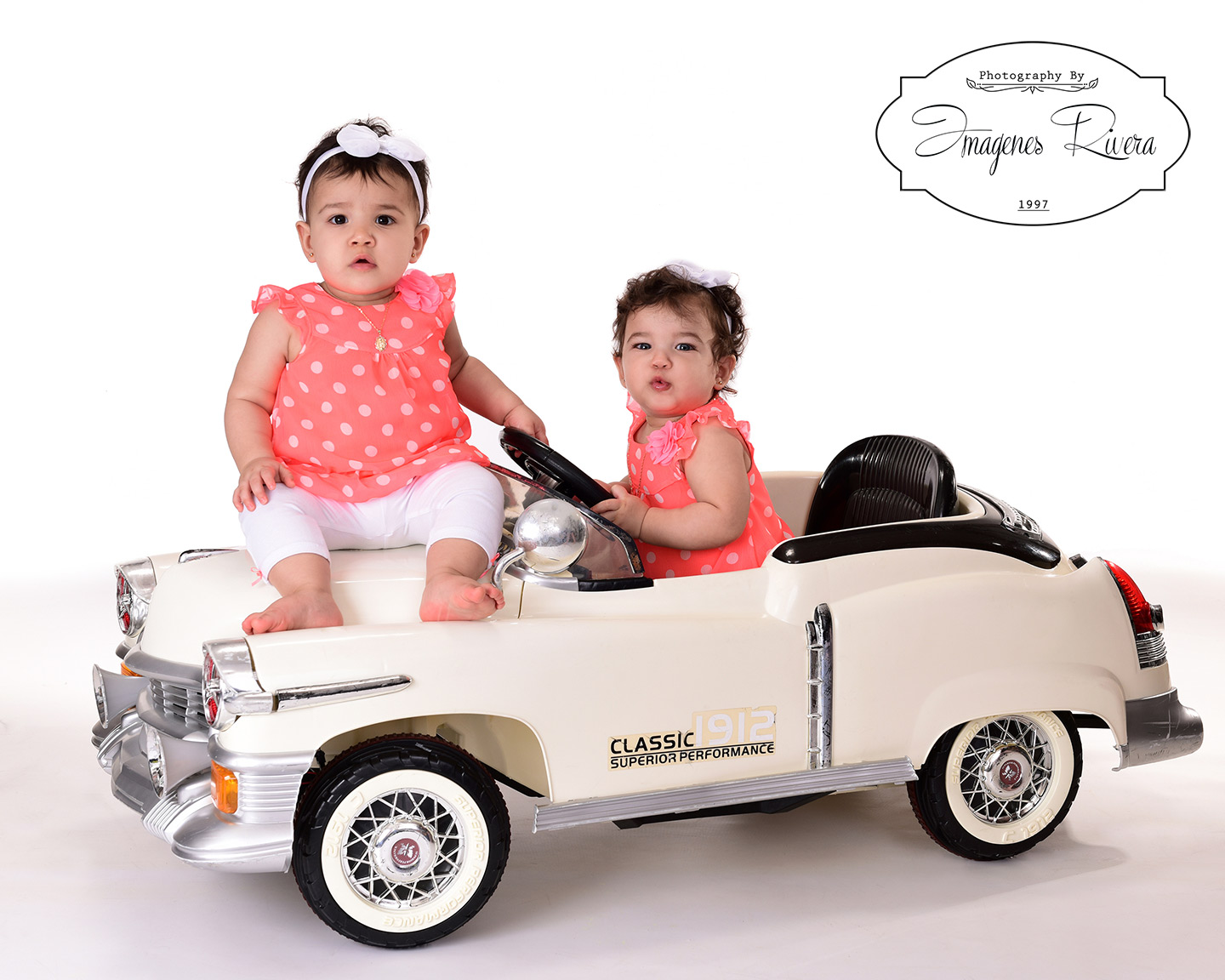 ♥ One year old twins baby portrait studio|Miami children photographer ♥