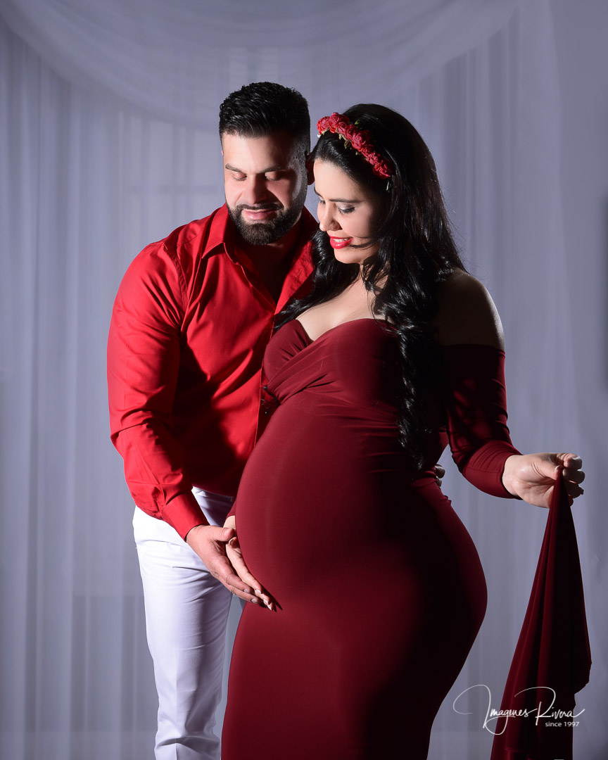 ♥ Pregnancy studio pictures | Maternity photographer Imagenes Rivera ♥
