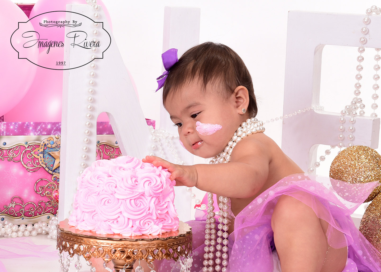 ♥ Annabelle´s First Birthday!!! Cake smash session|Miami baby photographer Imagenes Rivera ♥