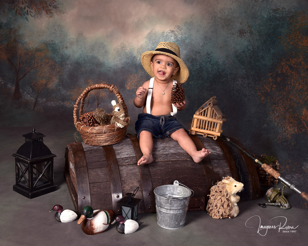 ♥ One year photo shoot | Children photographer Imagenes Rivera ♥